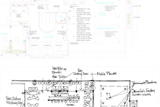 convert PDF, sketch, or image to autocad dwg