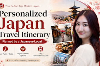 create your personalized travel in japan
