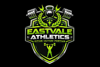 create high quality and beautiful athletic logo design