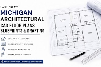create michigan architectural cad floor plans blueprints and drafting