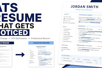 write an ats career change resume tailored to your target role
