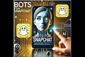 develop snapchat bot linkedin bot telegram bot instagram api bot tiktok bot