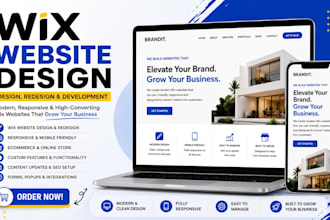 wix website design wix redesign wix website development wix online store