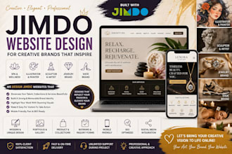 create spa illustrator painter artist sculptor jewelry shoe brand jimdo website
