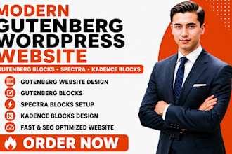 design gutenberg wordpress website using gutenberg blocks spectra kadence blocks