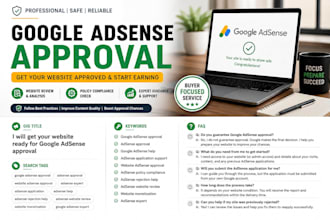 prepare your website for google adsense approval