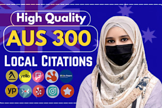 create 300 powerful australia local citations to boost your local seo