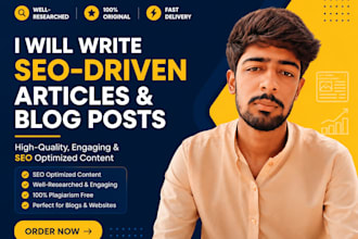 write SEO blog post and website copy for your small business