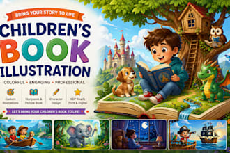 create children book illustration and storybook art
