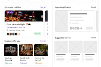 design a modern UI UX mobile app in figma
