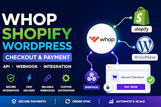 integrate whop shopify checkout API webhook payment shopify whop wordpress