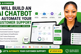 build an ai chatbot and automate your customer support