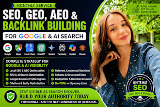 do monthly website local off page, GEO,aeo,ai,local and off page