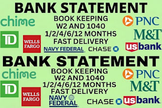 do bank statement reconciliation w2 and 1099 tax documents