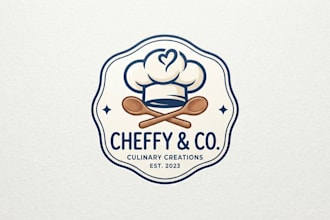 design a professional chef hat logo