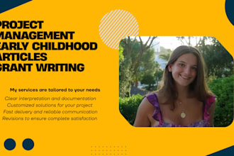 write articles in early childhood education and summaries