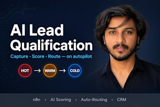 build an ai lead qualification and routing system with n8n