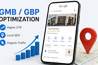 optimize your gmb gbp for higher CTR, local SEO and organic traffic