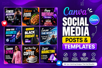 design social media posts for instagram and facebook