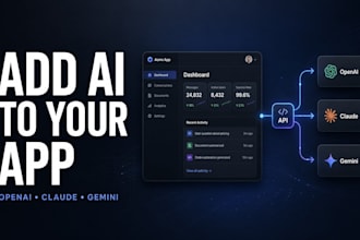 add openai claude gemini ai to web apps