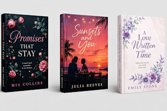 design professional book cover, ebook cover or kdp cover design
