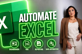reate excel vba macros, dashboard, formulas and automation
