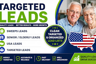 sweeps leads, senior elderly leads, usa leads, leads