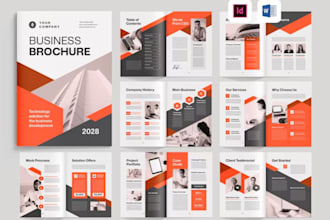design a professional bifold leaflet, brochure, flyer, and print ready design