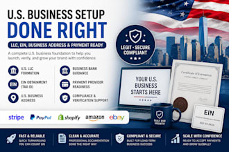 do usa bak creation open wise, mercury, payoneer, usa physical address us llc