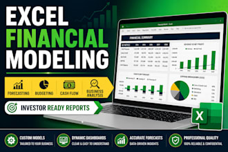 build excel financial model, projection, budget and analysis