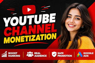 do youtube video channel promotion for monetization organically