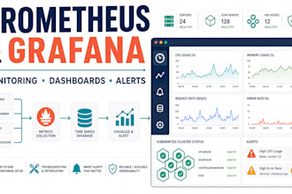 set up prometheus grafana monitoring and alerts