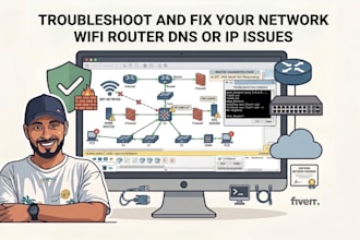 troubleshoot and fix your network wifi router dns or IP issues
