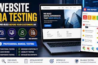 test your website for bugs, usability and UI UX issues