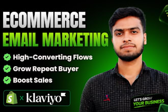 do ecommerce email marketing, klaviyo flows and email automation