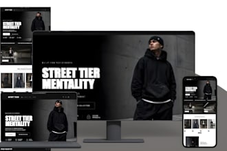 clothing website streetware website y2k website clothing shopify store