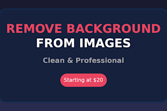 remove background from your images professionally