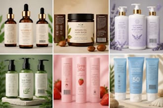 product label design and supplement label design