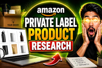 perform amz fba private label product research in europe, USA, UK, ca 2 hours