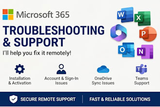 fix microsoft outlook and microsoft 365 issues remotely