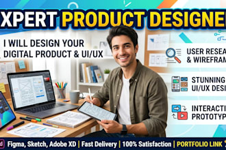 design modern and user friendly digital products in figma