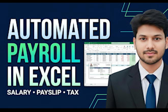 create an automated payroll and payslip system in excel
