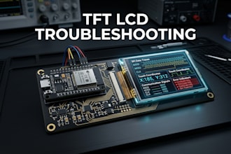 troubleshoot and fix tft lcd display interface and touchscreen problems