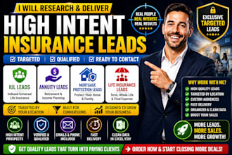 generate iul, annuity, mortgage protection and life insurance leads