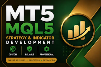build mt5 trading strategy or indicator in mql5