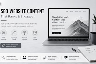 be your website content writer for engaging SEO copywriting