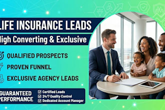 generate active life insurance leads with facebook and google ads