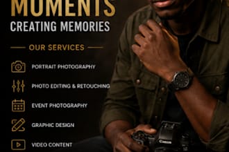 logo design and photo edition