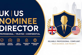 provide professional nominee director service and shareholder of your compay