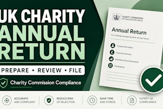 prepare and file your UK charity annual return and compliance